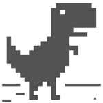 dino t-rex android application logo